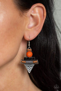Tribal Terrain - Orange - Paparazzi Jewelry