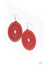 Load image into Gallery viewer, Tropical Retreat - Red Earrings