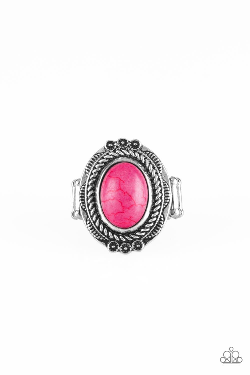 Tumblin Tumbleweeds - Pink - Paparazzi Ring