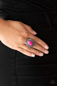 Tumblin Tumbleweeds - Pink - Paparazzi Ring