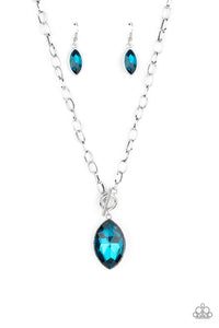 Unlimited Sparkle - Blue - Paparazzi Necklace
