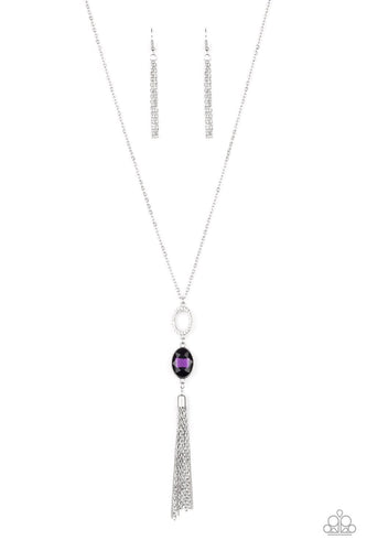 Unstoppable Glamour - Purple - Paparazzi Necklace