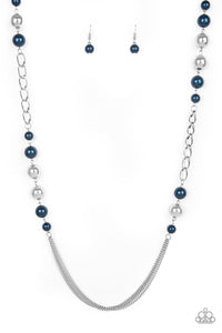 Uptown Talker - Blue Necklace