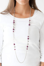 Load image into Gallery viewer, Uptown Talker - Purple - Paparazzi Necklace