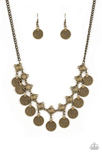 Walk The Plank - Brass necklace