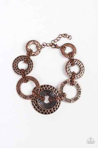 Way Wild - Copper - Paparazzi Bracelet