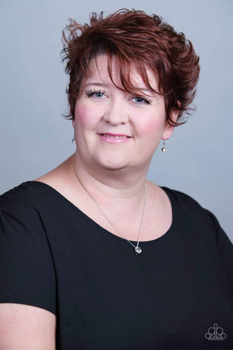 What A Gem - White Necklace