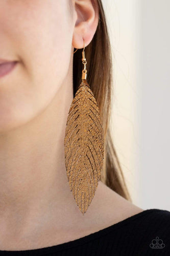Wherever The Wind Takes Me - Brown - Paparazzi Earrings