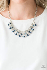You May Kiss the Bride - Blue - Paparazzi Necklace