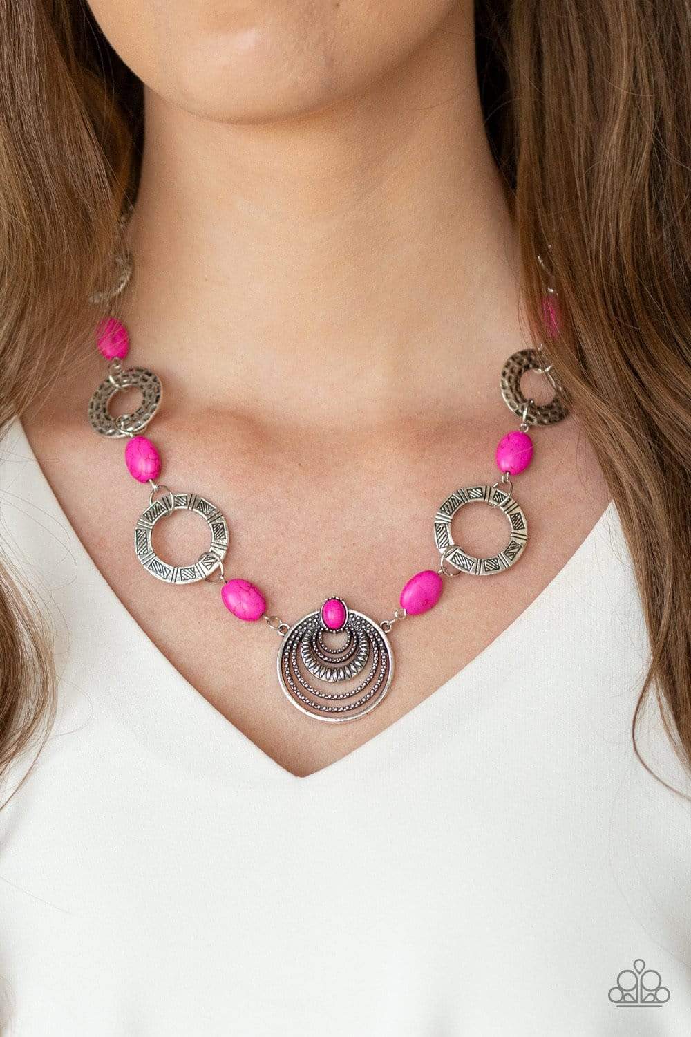 Zen Trendy - Pink Necklace